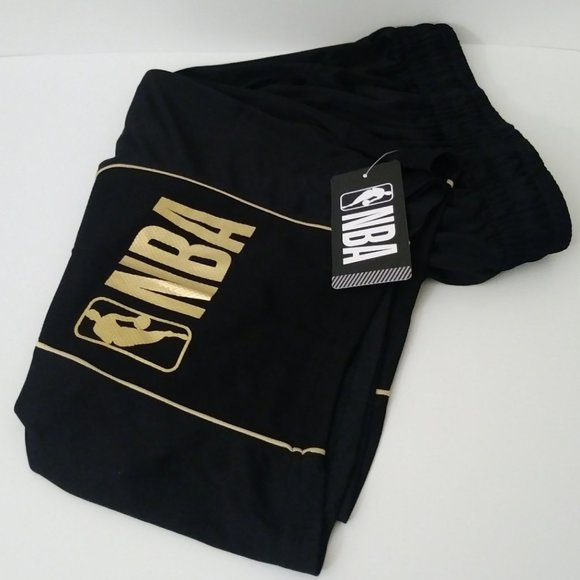 SOLD SOLD SOLD SOLD NBA Black w/Gold Logo Medium Short with 2 pockets - Picture 8 of 16